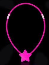 Collier étoile phosphorescente Nessiworld - Collier lumineux - Collier étoile phosphorescente de fête 6 pièces